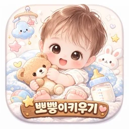 뽀뿡이 키우기 앱 아이콘